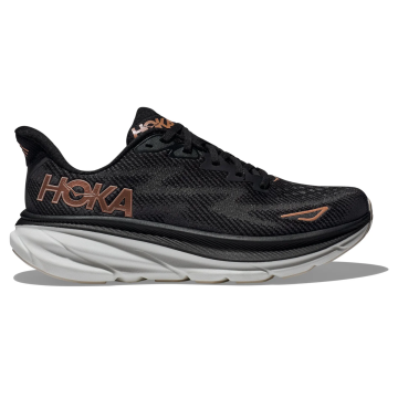 Hoka Clifton 9 - נעלי ספורט נשים הוקה קליפטון 9 בצבע שחור/רוז זהב